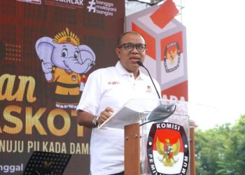 Pj Bupati Langkat Hadiri Peluncuran Jingle dan Maskot Pilkada: Ajak Masyarakat Wujudkan Pemilu Damai dan Bermartabat