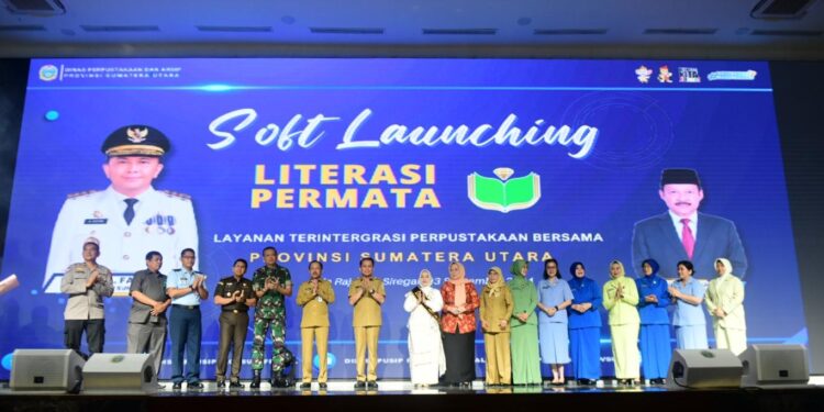 Pj Gubernur Sumut Agus Fatoni Luncurkan Aplikasi ‘Literasi Permata’ Guna Permudah Masyarakat Pinjam Buku dari Perpustakaan