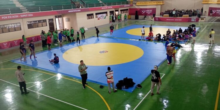 Venue Cabor Sambo PON XXI Aceh-Sumut Aman dan Memenuhi Standar Bertanding, Tidak Becek