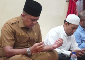 Pj. Bupati Langkat Hadiri Tahlilan Malam Ketiga Almarhum Ka UPT Puskesmas Beras Basah, Wujud Kepedulian kepada Keluarga dan Masyarakat