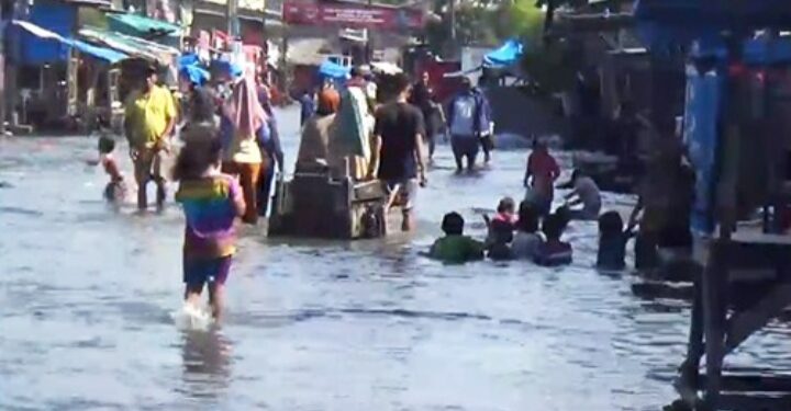 BMKG Maritim Belawan: Banjir Rob Merendam Medan Utara