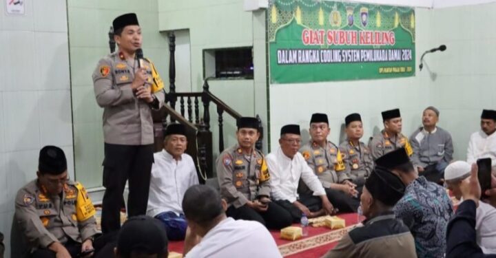 Wakapoldasu Safari Shalat Subuh Keliling, “Cooling System” Pilkada 2024 di Wilkum Polres Pelabuhan Belawan