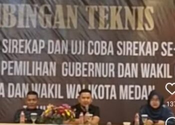 KPU Medan Gelar Bimtek Lanjutan Penggunaan Sirekap untuk PPK dan PPS