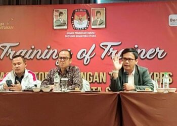 Siapkan KPPS, KPU Sumut Gelar “Training of Trainer” kepada KPU Kabupaten dan Kota
