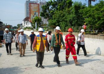 Target Siap Desember, Pembangunan Underpass H.M. Yamin Sudah 81,7 Persen