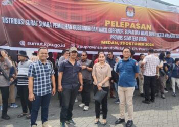KPU Medan Terima Logistik Surat Suara Pilkada Serentak 2024