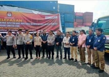 KPU Sumut Mulai Salurkan Surat Suara