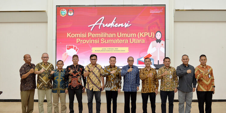 Bertemu KPU, Pj Gubernur Sumut Agus Fatoni Tekankan Pentingnya Penyelenggaraan Pilkada Damai