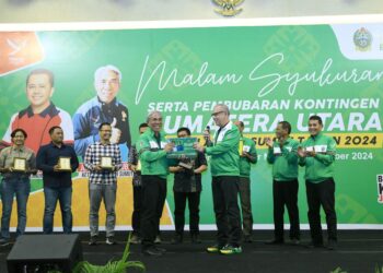 Kembalikan Marwah Sumut di PON XXI, Agus Fatoni Sanjung Atlet Sumut