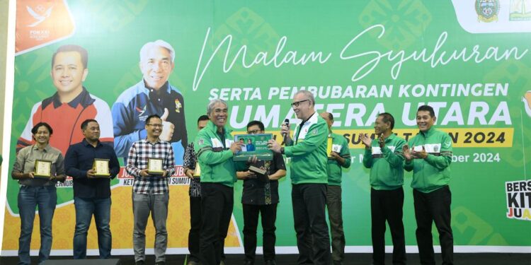 Kembalikan Marwah Sumut di PON XXI, Agus Fatoni Sanjung Atlet Sumut