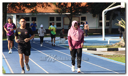 Kini, Lapangan Olah Raga Lanud Husein S Tempat Favorit Berolahraga Akhir Pekan
