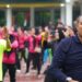 Pj. Bupati Langkat Bersama Wakapolda Sumut Ajak Warga Jaga Kesehatan Melalui Power Fit Party di Alun-alun Stabat