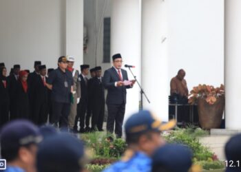 Pimpin Upacara Hari Pahlawan, Aulia Rachman: Semangat Pejuang Dapat Digelorakan Dengan Menekan Angka Kemiskinan dan Kebodohan