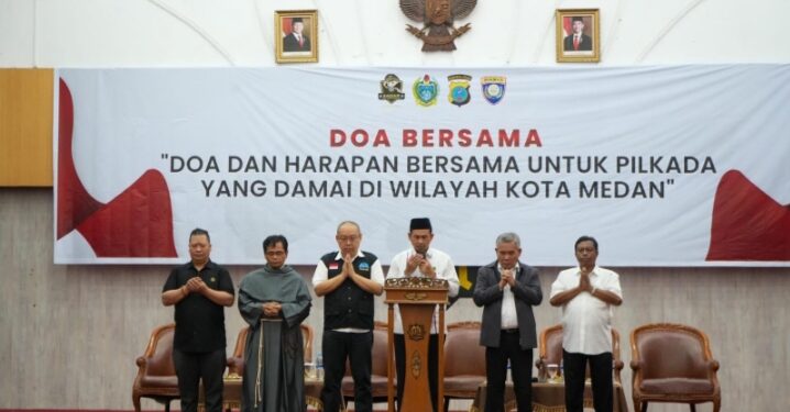 Pemko Medan Dukung Doa Bersama Demi Kelancaran Pilkada Kota Medan yang Damai, Sejahtera dan Aman