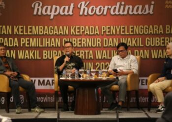 KPU Sumut Gelar Rakor Penguatan Kelembagaan kepada Penyelenggara Badan Adhoc