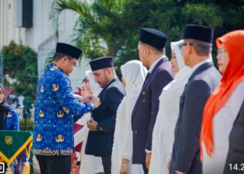 Pimpin Upacara HUT KORPRI ke -53, Bobby Nasution Sampaikan 7 Pesan Presiden Prabowo