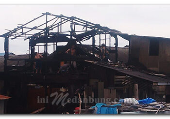 Satu Unit Rumah Musnah Terbakar di Belawan