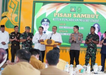 Pj. Bupati Langkat Sambut Ketua Pengadilan Negeri Stabat yang Baru: Kolaborasi untuk Penegakan Hukum yang Adil