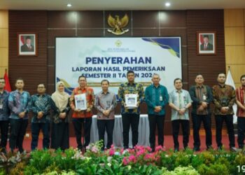 Terima LHP Kepatuhan Pengadaan Barang dan Jasa TA 2024, Bobby: Semoga Pengelolaan Keuangan Semakin Baik