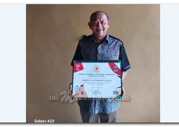 Ketua Umum KONI Langkat H Syah Afandin SH Terima Penghargaan dari KONI Sumatera Utara