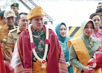 Pj Gubernur Sumut Agus Fatoni Sambut Kedatangan Pangdam I/BB Mayjen TNI Rio Firdianto