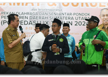 Pj Gubernur Fatoni Buka Pekan Olahraga dan Seni Antar Ponpes