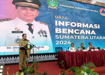 Pj Gubernur Agus Fatoni Siapkan Tim Reaksi Cepat Penanganan Bencana Sumut