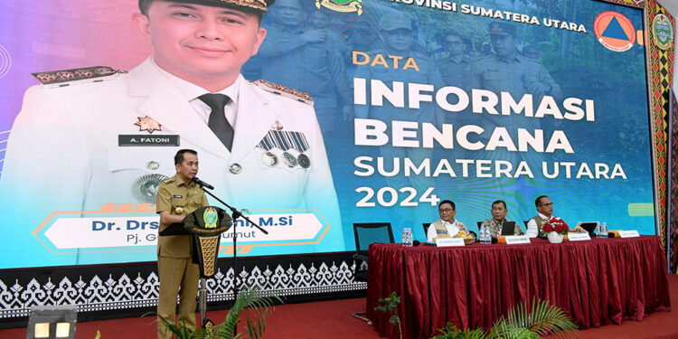 Pj Gubernur Agus Fatoni Siapkan Tim Reaksi Cepat Penanganan Bencana Sumut