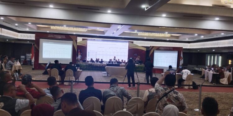 KPU Sumut Gelar Rekapitulasi Hasil Penghitungan Perolehan Suara Pilgubsu 2024
