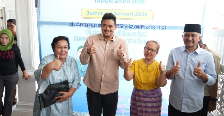 Wali Kota Medan Hadiri Acara Open House di Kediaman Camat Medan Tuntungan