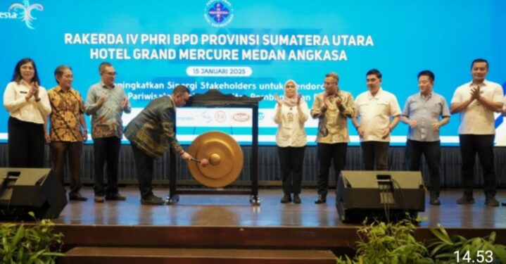 Pemko Berharap Raker IV PHRI Sumut Lahirkan Progam Kolaboratif Wujudkan Medan Kota Ramah Wisata