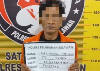 Satnarkoba Polres Pelabuhan Belawan Gerebek Sarang Narkoba, Tiga Orang Ditangkap