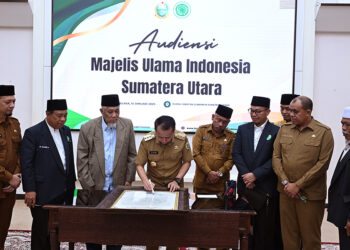 Pemprov Sumut dan MUI Tandatangani Piagam Kesepahaman Pembangunan Masyarakat Maju dan Berakhlak