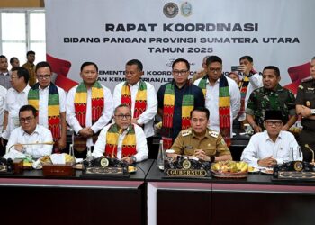 Rakor Bidang Pangan Provinsi Sumut, Fatoni Optimis Optimalisasi Pertanian Terwujud Lewat Kolaborasi Pusat dan Daerah