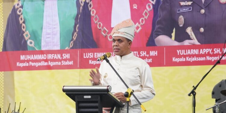 Pj Bupati Langkat Buka Pameran Pembangunan dan Bazar UMKM: Dorong Kolaborasi dan Pengendalian Inflasi