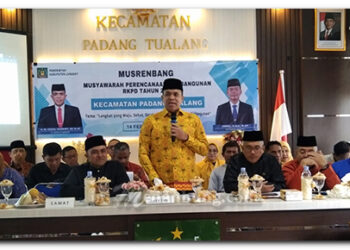 Pj. Bupati Langkat Buka Musrenbang di Padang Tualang: Fokus pada Infrastruktur dan Kesejahteraan