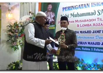 BKM Masjid Jamiq Kolaberasi Bersama Pemuda Melaksanakan Israq Mikradj