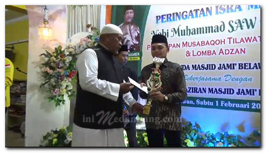 BKM Masjid Jamiq Kolaberasi Bersama Pemuda Melaksanakan Israq Mikradj