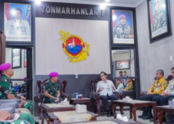 Bangun Medan Utara, Rico Waas Tingkatkan Sinergitas dengan Yonmarhanlan I Belawan
