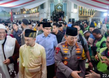 Wali Kota Medan Hadiri Safari Ramadan Kapolri di Masjid Raya Al Mashun