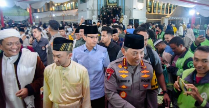 Wali Kota Medan Hadiri Safari Ramadan Kapolri di Masjid Raya Al Mashun