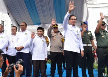 Mudik Gratis Bareng Pemko Medan, Rico Waas Lepas 1.969 Pemudik ke 12 Kota Tujuan