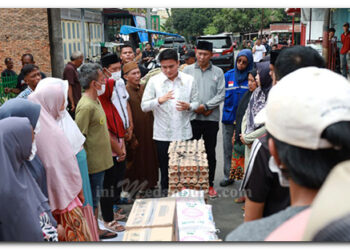 Ricky Anthony Bantu 19 Unit Rumah Terbakar di Pangkalan Berandan