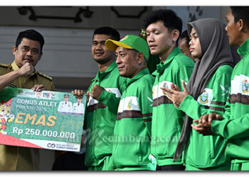 Kegirangan, Gubernur Bebaskan Pajak dan Tambah Bonus Atlet PON Aceh-Sumut