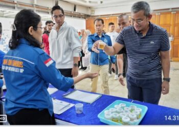 Camat dan Lurah Kota Medan Tes Urine, Rico:  Anti Narkoba Harus Dari Diri Sendiri