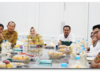 Ikuti Entry Meeting, Bupati Langkat: Komitmen Wujudkan Tata Kelola yang Akuntabel