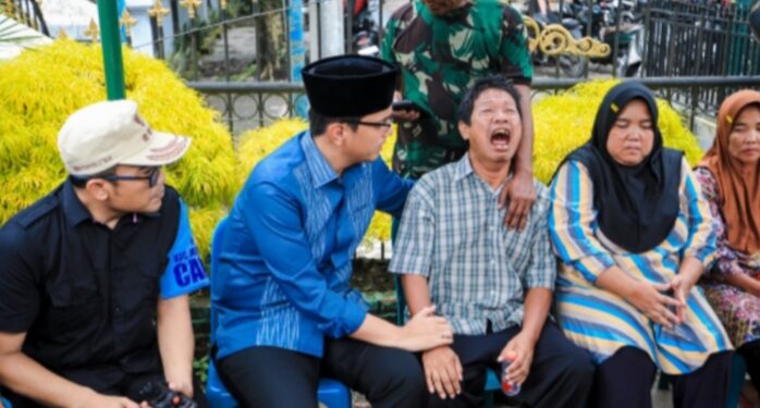 Temui Orang Tua Korban Anak Hanyut, Rico Waas: Pemko Medan Terus Lakukan Pencarian