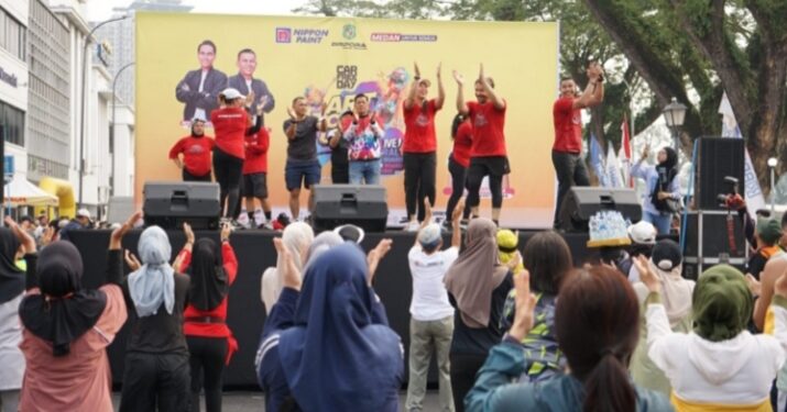 Ribuan Masyarakat Nikmati Olahraga & Hiburan di CFD Medan