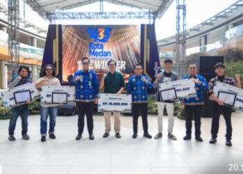 Pemenang Logo HUT ke-435 Kota Medan Diumumkan, Rico Bangga Banyak Insan Kreatif Ikut
