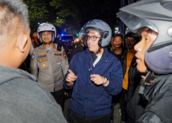 Rico Waas Patroli Malam Bersama Polrestabes Medan, Pastikan Kota Medan Tetap Kondusif